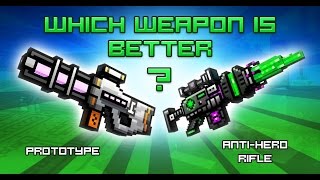 Pixel Gun 3D - Prototype vs Anti-Hero Rifle