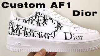 nike air force dior custom