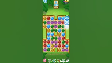Fruit Splash Mania - Level 18 gameplay part - line drawing link connect color match puzzle game