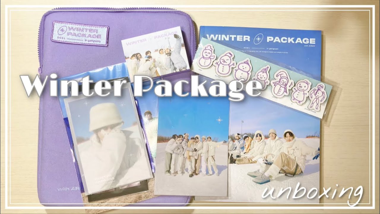 BTS Winter Package 開封] バンタンのウィンパケを開封します
