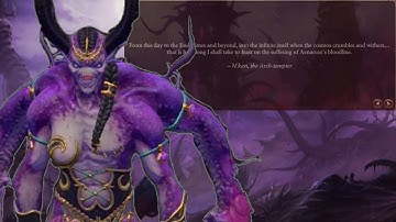 8 lore texts from Total War Warhammer 3 loading screens