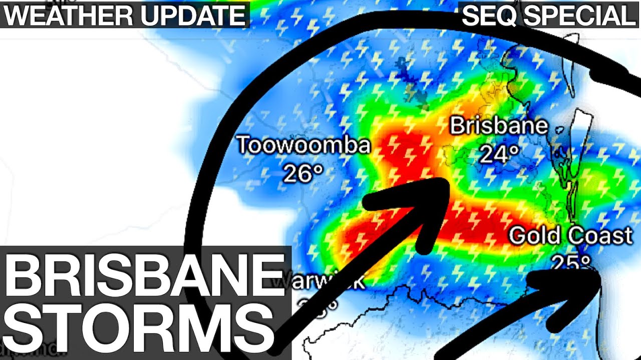 Severe Thunderstorms possible near Brisbane Southeast Queensland ...
