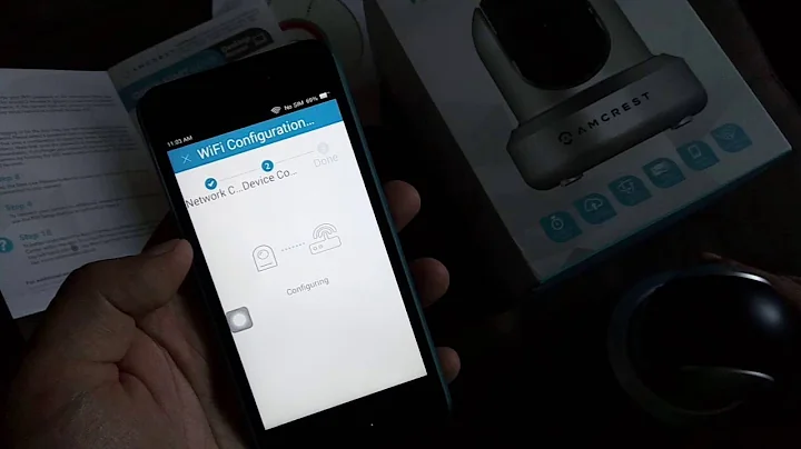 Wifi Connection Failed Error:  Troubleshooting Bad Password. Amcrest HDSeries 720P IPM-721S