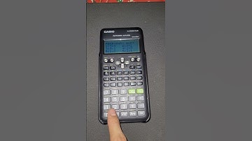 Operaciones con Matrices, Casio Fx570 Plus