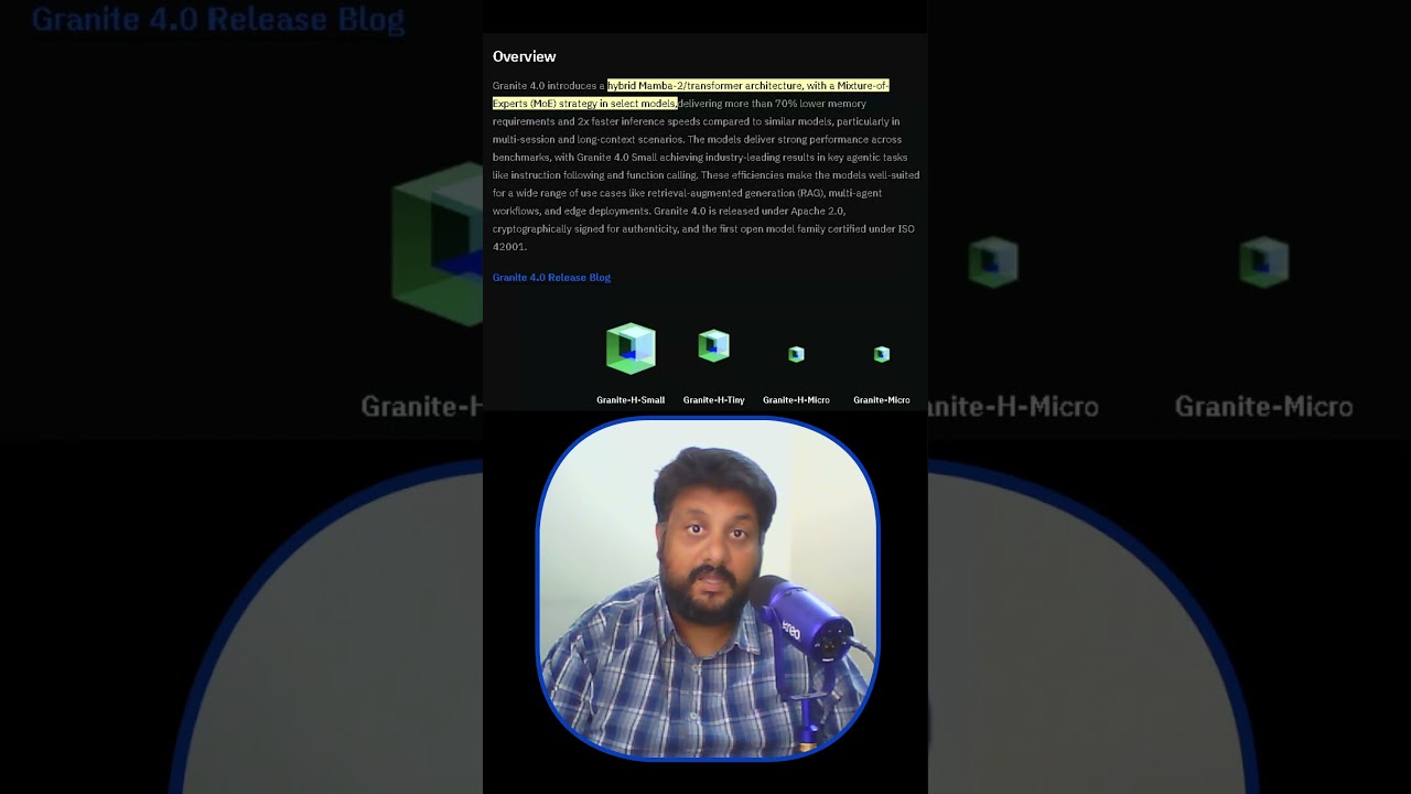IBM Launches Granite 4.0 | Open Source AI Model for Enterprises in 80 Seconds In Tamil 