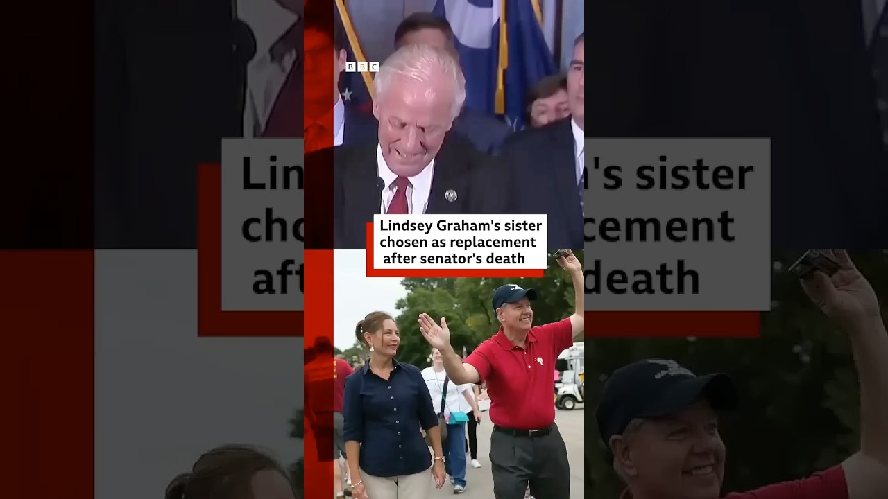 Sister of US Senator Lindsey Graham to serve as his replacement. #BBCNews