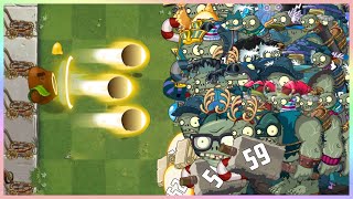 ThreeCoconut Cannon vs Every Gargantuar - Pvz2 MOD