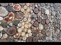 Фотозона з дерев&#39;яних зрубів / Photo area from wooden fellings