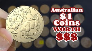 Australian $1 Coins To Look For - WORTH MONEY $$$ ($1 Coins)