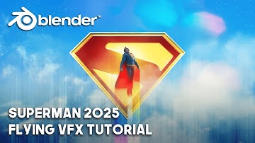 Create Superman 2025 flying VFX in 12 minutes! Blender tutorial