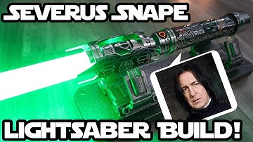 Building A Snape Themed Lightsaber! (And How To Build A Neopixel Blade)