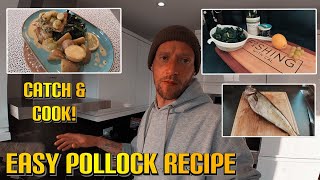 CATCH, CLEAN & COOK POLLOCK | A SIMPLE, TASTY RECIPE | HOW TO PREPARE FISH