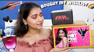NYKAA HOT PINK SALE HAUL 2020 | Makeup, Haircare & Perfume | Great deals + Free Products