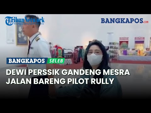 Dewi Perssik Gandeng Mesra Jalan Bareng Pilot Rully, Cuek Omongan Orang: Love You Capt!