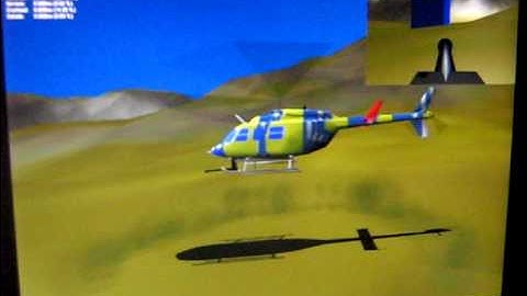 blender game engine HELICOPTER GUNSHIP