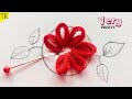 👌 Very Pretty Hand embroidery design | Latest flower embroidery designs Tutorial