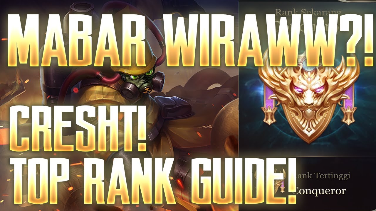 Mobile Arena - MABAR EVOS WIRAWW! CRESHT TOP RANK GAMEPLAY & BUILD!