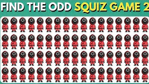 Odd One Out Challenge 🎮🐙 Squid Game 2 Edition 🔥Spot the Impostor if You Dare! #SquidGame2 #OddOneOut