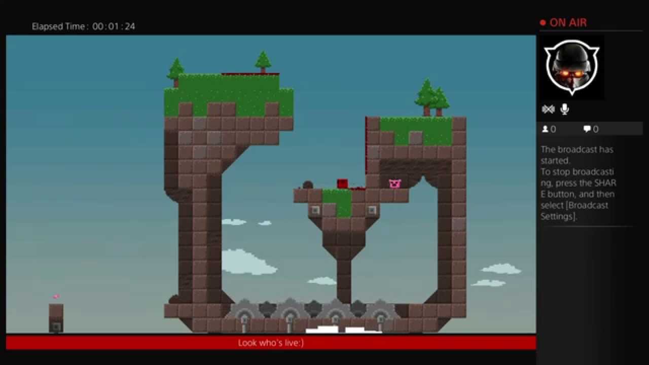 Silver Son's Live PS4 super meat boy livestream - YouTube