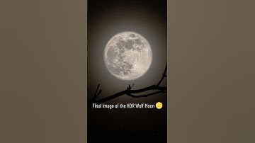 How to make an HDR Moon photo? 🌕 #photography #moon