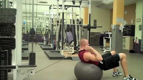 Self Made Exercise Index:  SB Cable Crunches