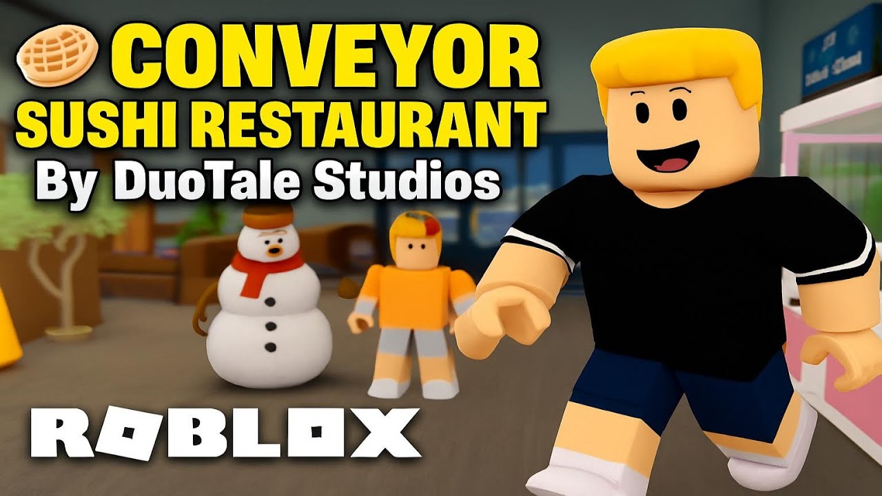 Video thumbnail for 🧇🍣 Conveyor Sushi Restaurant By DuoTale Studios | Roblox | Gameplay, No Commentary, Android
