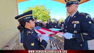 US Army, SSG Steve Alexander Ramirez- Angel Flight and Military Honors 