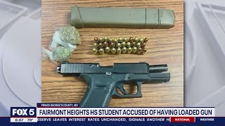 Student brought handgun that could convert to machine gun to Fairmont Heights High School, police sa