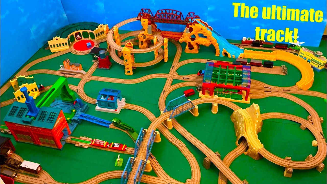 I built a HUGE Trackmaster layout! - YouTube
