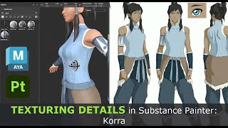 It's in the Details! Texturing Korra using Substance Painter