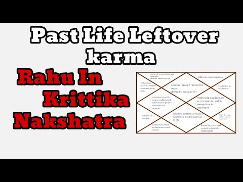 Past Life Leftover Karma | Rahu In Krittika Nakshatra | Krittika ...