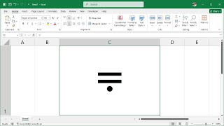 How to Insert the EQUALS SIGN WITH DOT BELOW Symbol in Excel