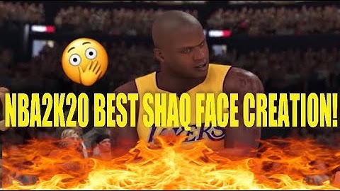 NBA 2K20 Best Shaq Face Creation (Step By Step Tutorial)