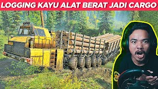 LOGGING DI PEDALAMAN CRANE BERUBAH JADI TRUK CARGO - SNOWRUNNER