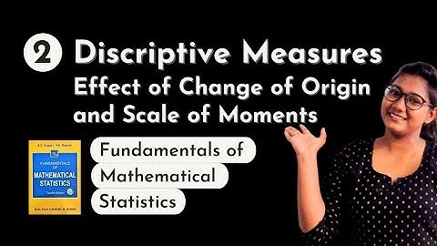 Effect of Change of Origin and Scale of Moments | Statistics | StudyWithJyoti #statistics #moments