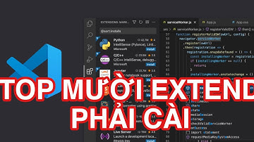 Top 10 Extend phải cài khi lập trình Python trên Visual Studio Code