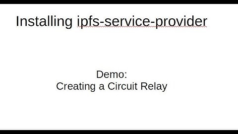 Setting up a Circuit Relay