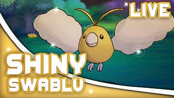 Pokémon ORAS - LIVE SHINY SWABLU After 546 Horde Encounters (Twitch Highlight)