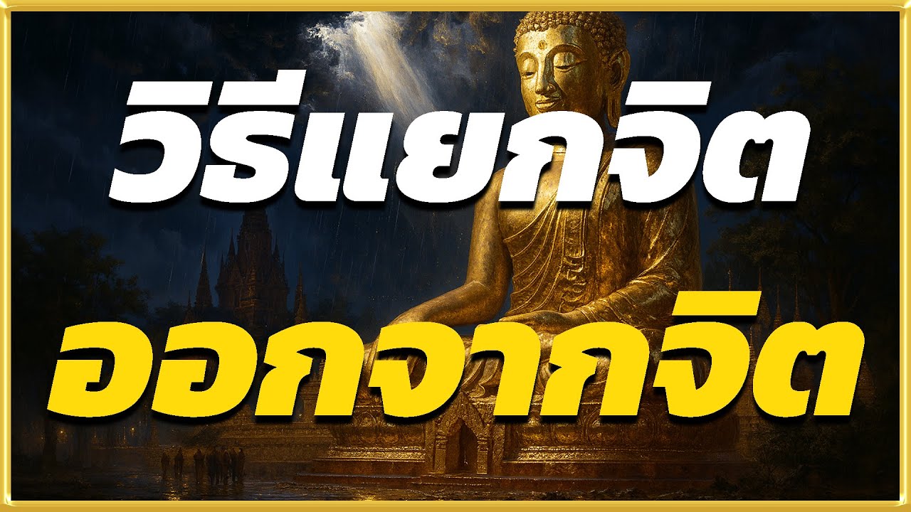 วิธีแยกจิต ออกจากจิตแบบง่ายที่สุด! l ปริศนาธรรม