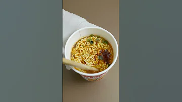 라면으로 계란찜 만들기