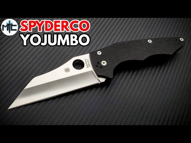 Spyderco Yojumbo Folding Knife - Overview and Review - YouTube