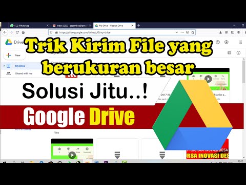 Cara kirim file besar melalui Email lewat Google Drive