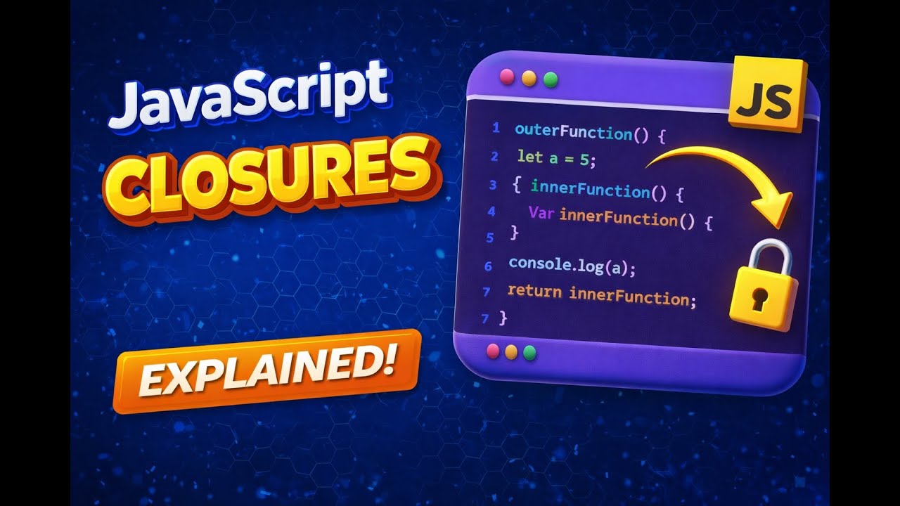 JavaScript Closure Explained in Hindi 🔥 | Complete Guide with Examples ...