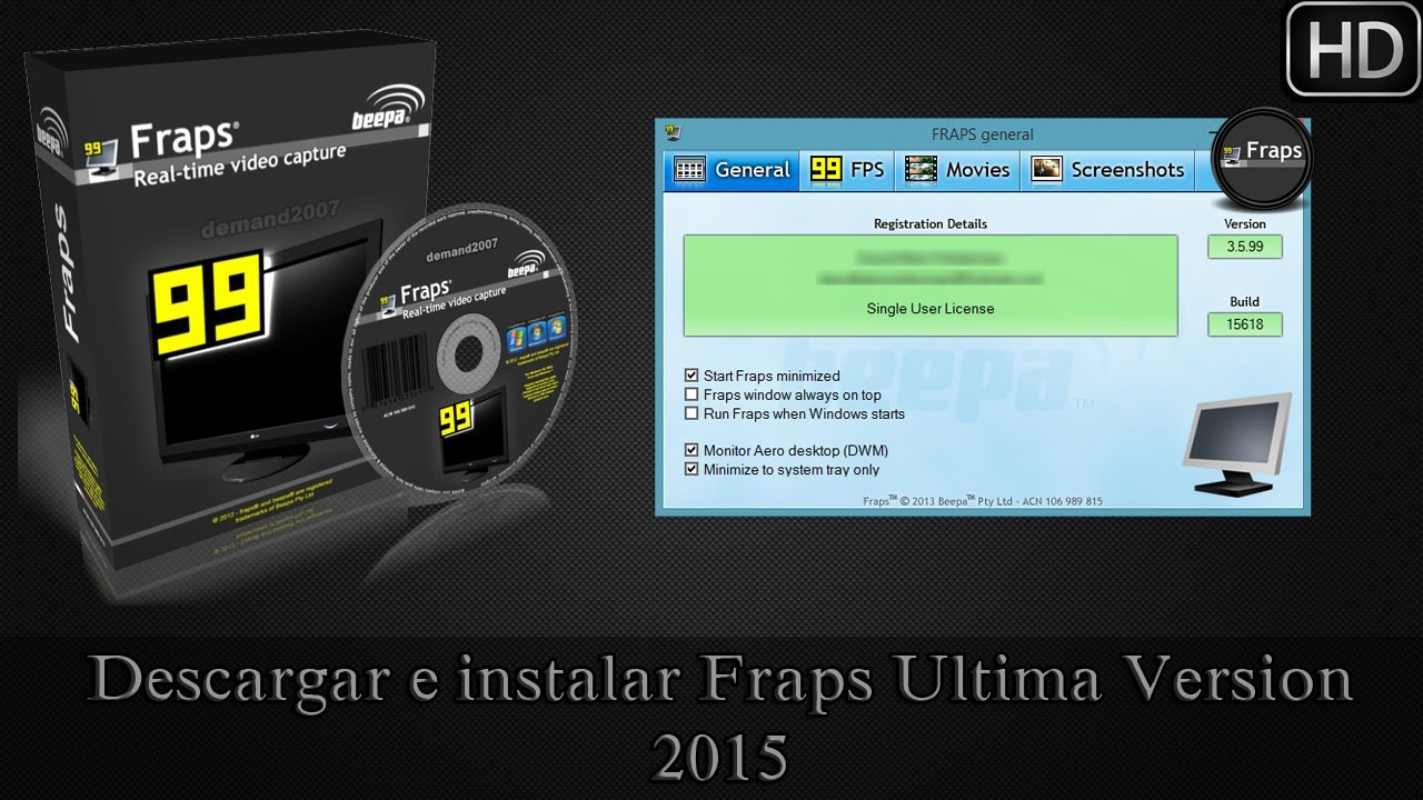 Descargar Fraps [MEGA] [Ultima Version 2017] - YouTube