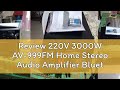 Review 220V 3000W AV-999FM Home Stereo Audio Amplifier Bluetooth 4CH EQ Wireless With Mixer Equaliz