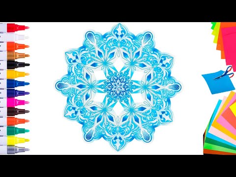 Снежинки из бумаги