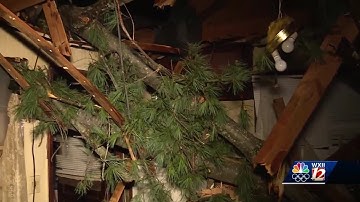 Damaging storms knock down trees, power lines as severe storms move through the Triad