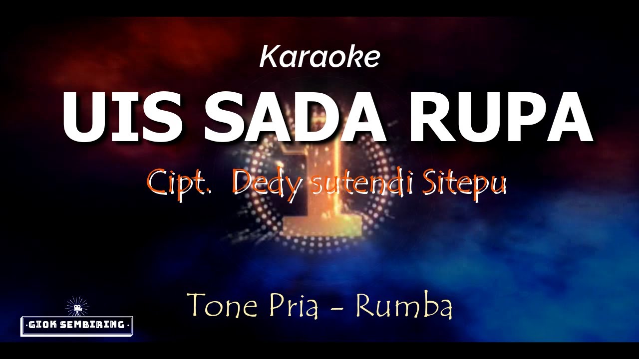 UIS SADA RUPA Tone Pria Karaoke Rumba Karo