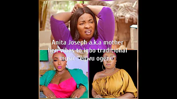 Anita Joseph vibes to igbo traditional music "egwu ogene