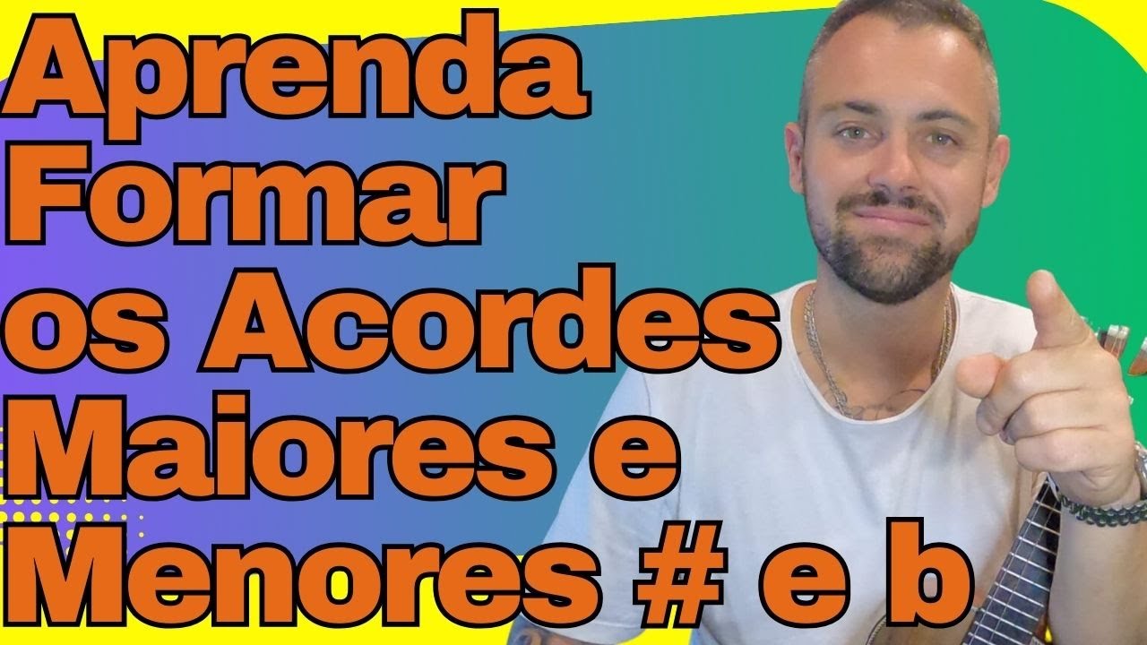 Acordes: Maiores, Menores, Sustenidos e Bemóis no Cavaquinho #cavaquinhoiniciante #cavacoiniciante